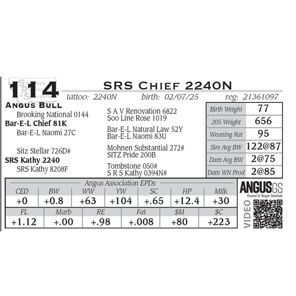 SRS Chief 2240N