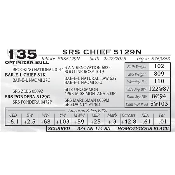 SRS CHIEF 5129N