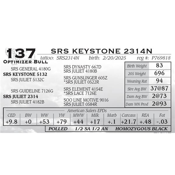 SRS KEYSTONE 2314N