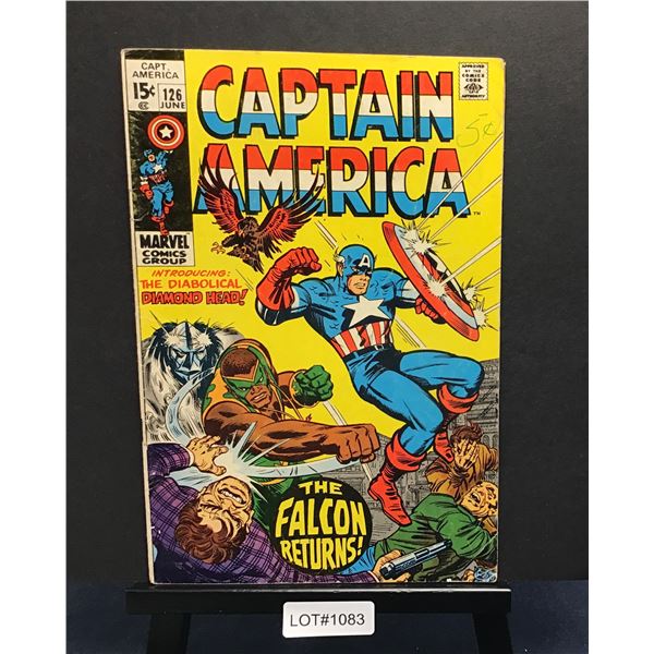 Captain America #126 (1970) KEY Issue