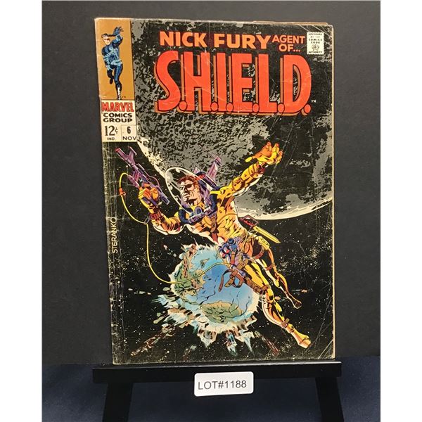 Nick Fury Agent of S.H.I.E.L.D. #6  (1968) KEY Issue
