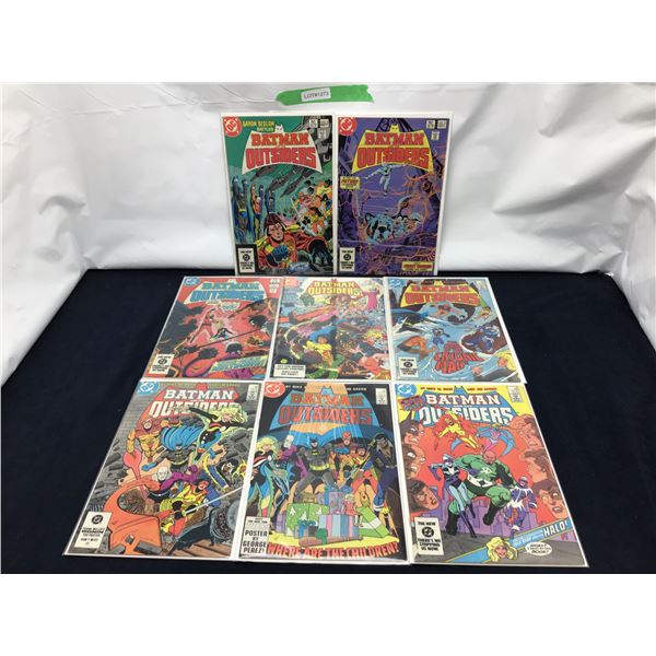 DC Batman and the Outsiders Comics #2-9 (1980s)