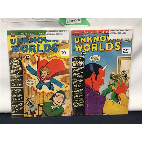 ACG Comics Unknown Worlds #18, 27 (1962)