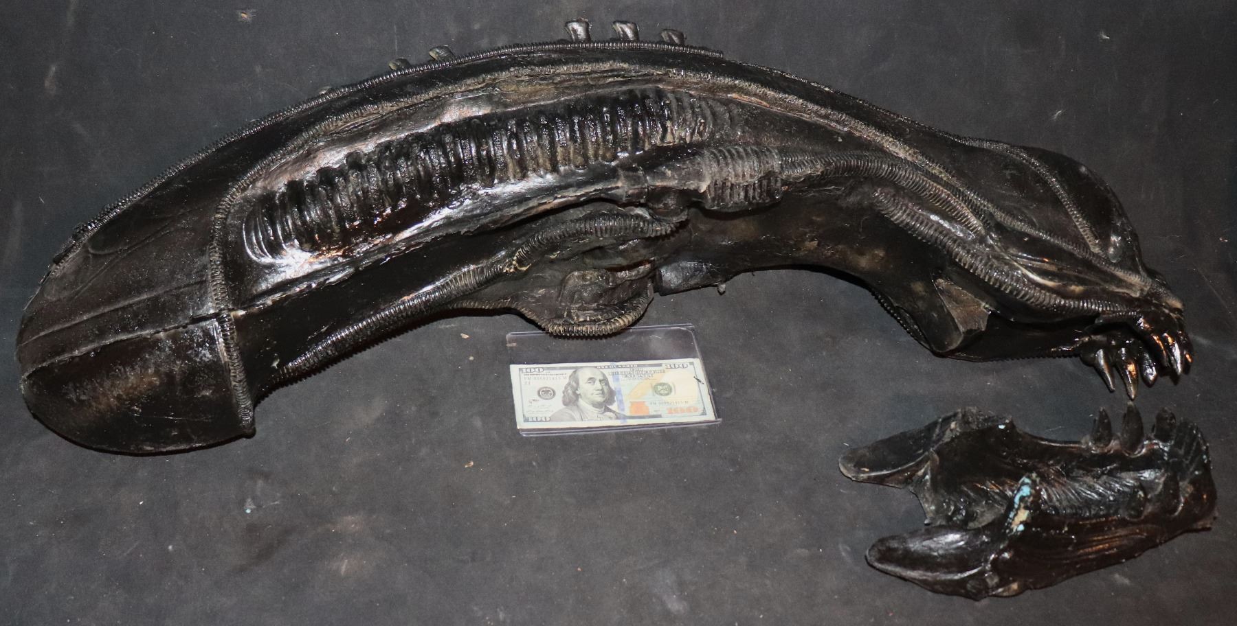 ALIEN RESURRECTION FULL HEAD AND JAW PRODUCTION CASTING