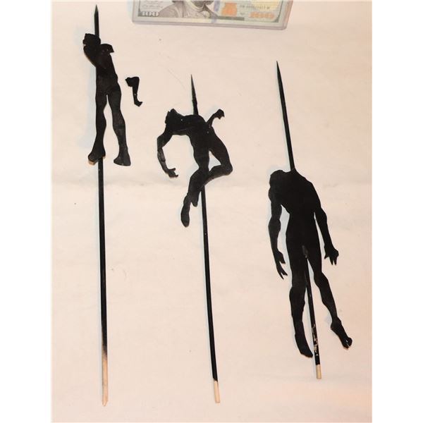 DRACULA BRAM STOKER'S SHADOW PUPPETS SCREEN USED LOT OF 3 A