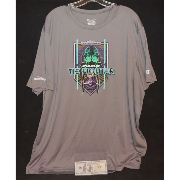 STAR WARS TIE FIGHTER 10K 2016 PROMO SHIRT SIGNED BY MARK HAMILL