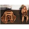 Image 4 : LAINE LISKA MINIATURE PUPPET ON SADDLE OR SLED