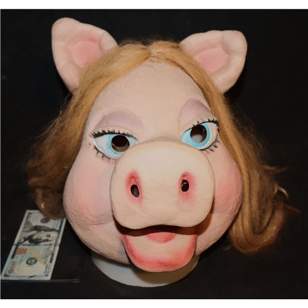 THE MUPPET SHOW MISS PIGGY VINTAGE LATEX MASK
