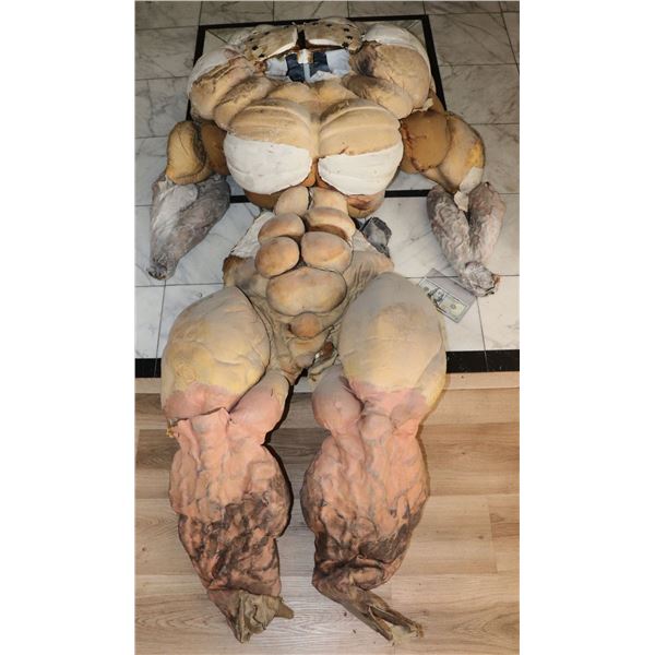 ZZ DOUBLE DRAGON 1994 ABOBO HERO PANTS W/ COMPLETE MUSCLE SUIT SCREEN MATCHED SUPER HERO