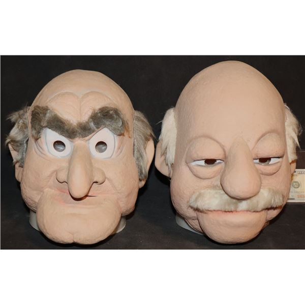 THE MUPPET SHOW STATLER AND WALDORF CHARACTERS MASKS