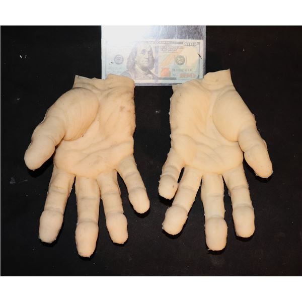 RED ONE SILICINE KRAMPUS HANDS MATCHED PRODUCTION MADE PAIR