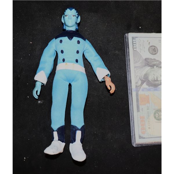 ROBOT CHICKEN STOP MOTION PUPPET IN BLUE SPACE SUIT SCREEN USED
