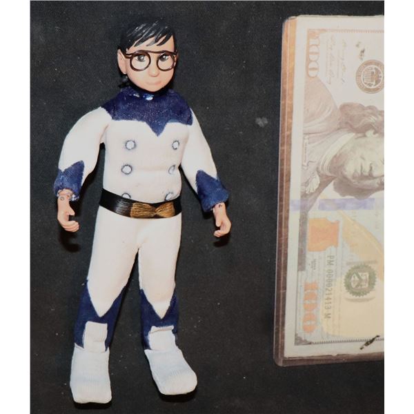 ROBOT CHICKEN STOP MOTION PUPPET IN WHITE SPACE SUIT SCREEN USED