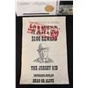Image 1 : SHANGHAI KNIGHTS JERSEY KID THE WANTED POSTER SCREEN USED W/ PROVENANCE