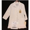Image 1 : SPECIES II 2 DR LAURA BAKER LAB COAT WITH NAME TAG AND ID MARG HELGENBERGER W/ PROVENANCE
