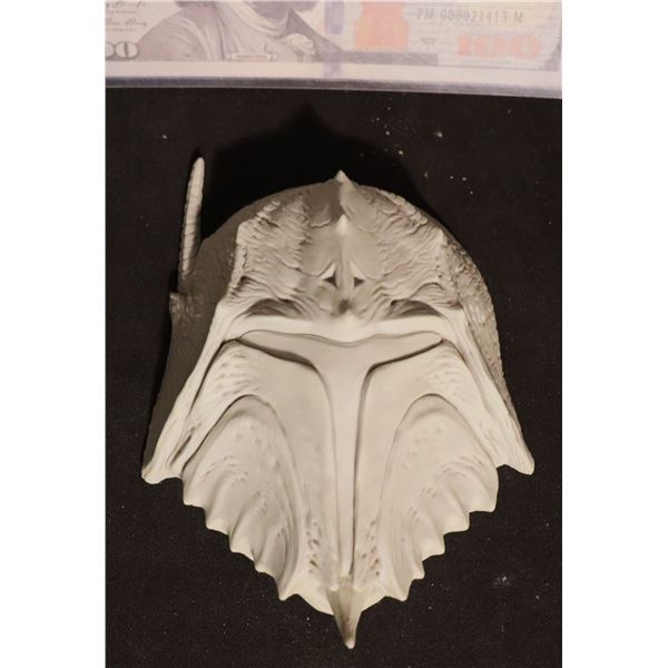 STEVE WANG SIGNED ORIGINAL MASK SCULPTURE MAQUETTE CASTING