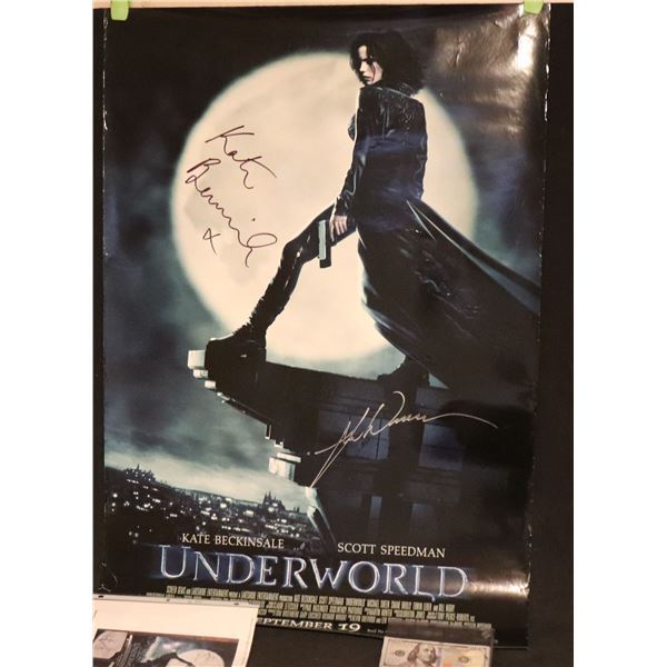 UNDERWORLD KATE BECKINSALE SIGNED AUTOGRAPHED POSTER W/ PROVENANCE