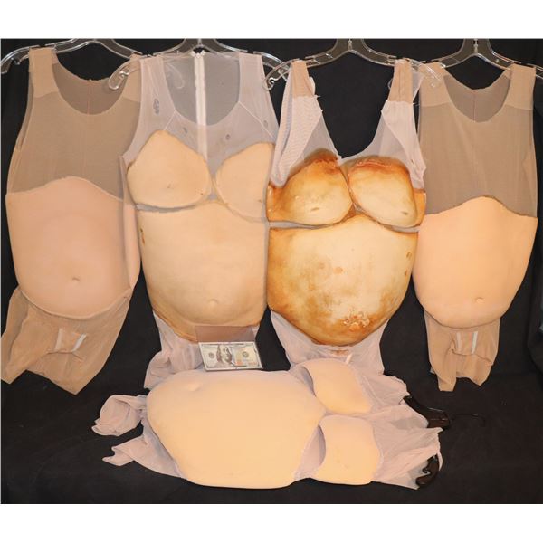 J EDGAR LEONARDO DICAPRIO FAT BELLY SUITS SCREEN USED WORN LOT OF 5