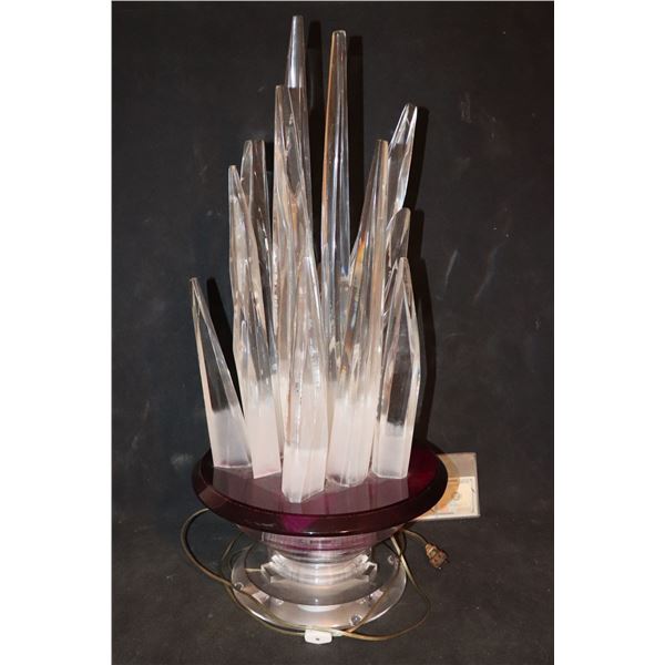 SUPERMAN FORTRESS OF SOLITUDE CRYSTAL LAMP SUPER HERO