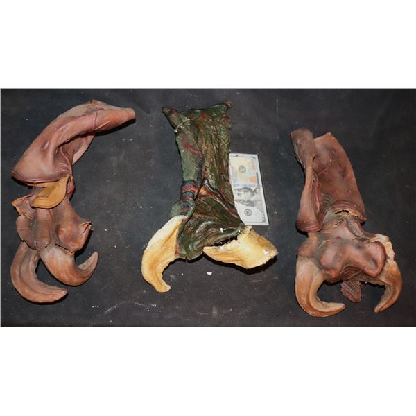 METALUNA MUTANT VINTAGE DON POST 1966 CALENDAR MASK LOT OF 3 ARMS