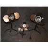 Image 1 : MINIATURE STAGE LIGHTS AND LIGHTER ALL METAL STILL WORK