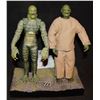 Image 1 : CREATURE FROM THE BLACK LAGOON & WALKS AMONG US 2003 SIDESHOW DUAL FIGURE ON BASE