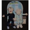 Image 1 : THE MUPPET SHOW STATLER AND WALDORF VINTAGE PLUSH TOY ON THE CARD