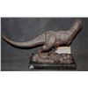 Image 3 : JURASSIC PARK SOLID BRONZE TYRANNOSAURUS REX FINE ART PIECE 27 INCHES