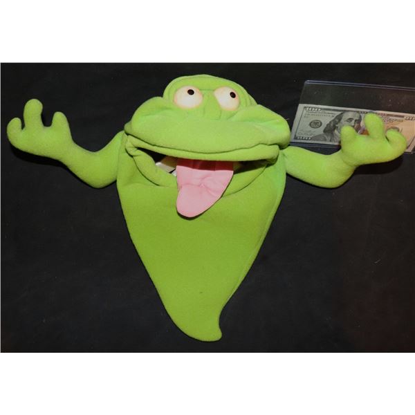 GHOSTBUSTERS SLIMER PROTOTYPE 1984 1986 RARE VINTAGE KENNER HAND PUPPET PLUSH TOY MINT CONDITION
