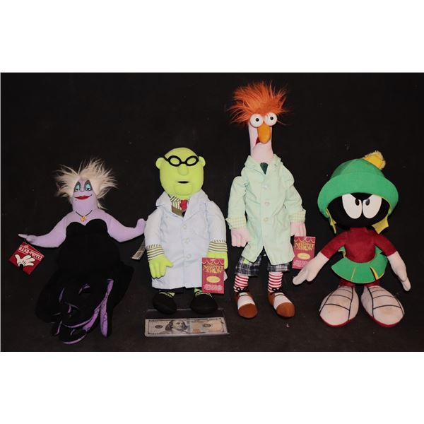 THE MUPPETS BUNSEN BEAKER URSULA VINTAGE CHARACTERS PLUSH TOY PUPPETS