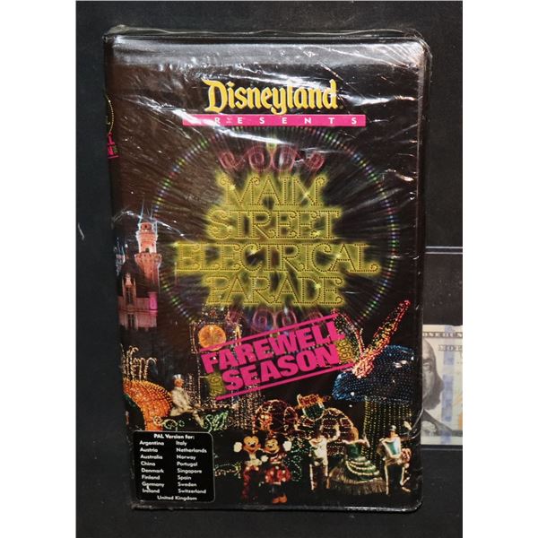 VINTAGE VIDEO TAPE DISNEYLAND MAIN STREET ELECTRICAL PARADE STILL SEALED