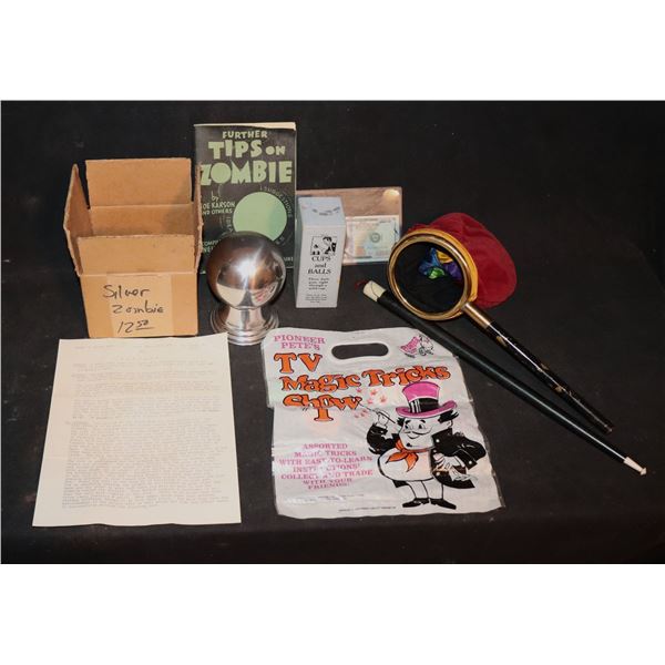 MAGICIAN LOT OF 1970's MAGIC TRICKS IN ORIGINAL PACKAGING