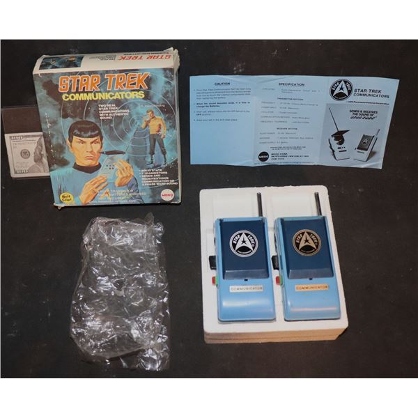 STAR TREK COMMUNICATORS 1974 MEGO MINT IN THE BOX