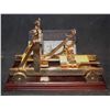 Image 1 : MEDIEVEL MACHINE FORCE OF THE FALCON CATAPULT NOBLE COLLECTION GOLD PLATED METAL
