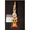 Image 1 : MEDIEVEL MACHINE ODOMETER GOLD PLATED METAL