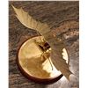Image 3 : MEDIEVEL MACHINE THE DA VINCI FLYING MACHINE GOLD PLATED METAL