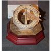 Image 1 : MEDIEVEL MACHINE SUNDIAL GOLD PLATED METAL