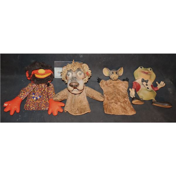 PUPPETS LOT OF REALLY OLD 50's 60's HAND PUPPETS