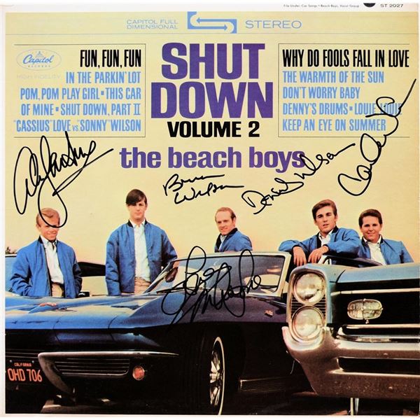 The Beach Boys Shut Down Volume 2 signed Album