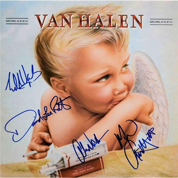 Van Halen signed 1984 album