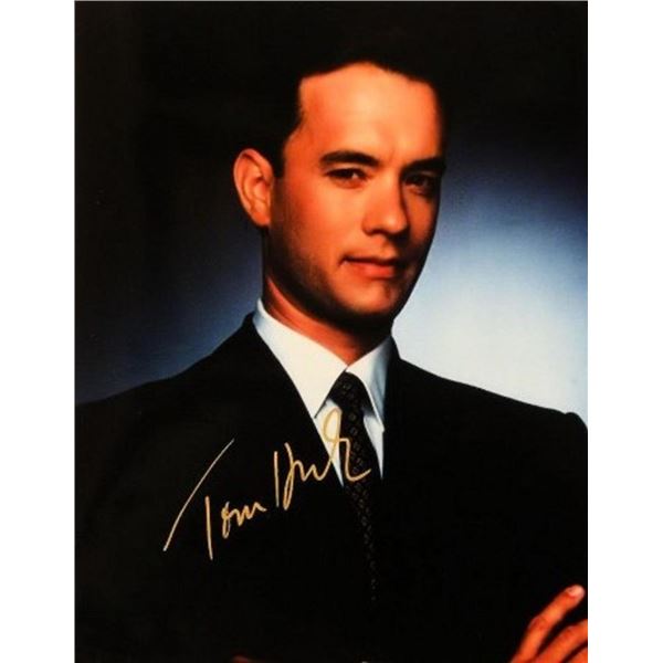 Tom Hanks signed portrait photo