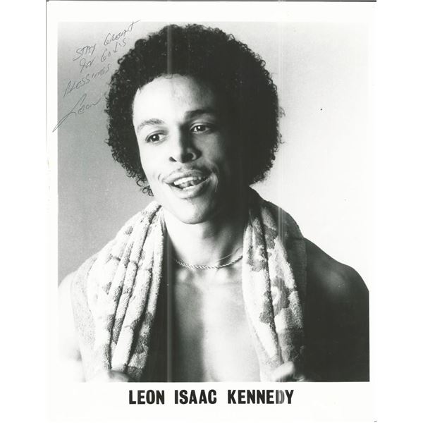 Hammers Leon Isaac Kennedy Signed Photo