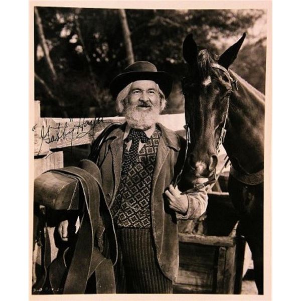 George "Gabby" Hayes signed portrait photo