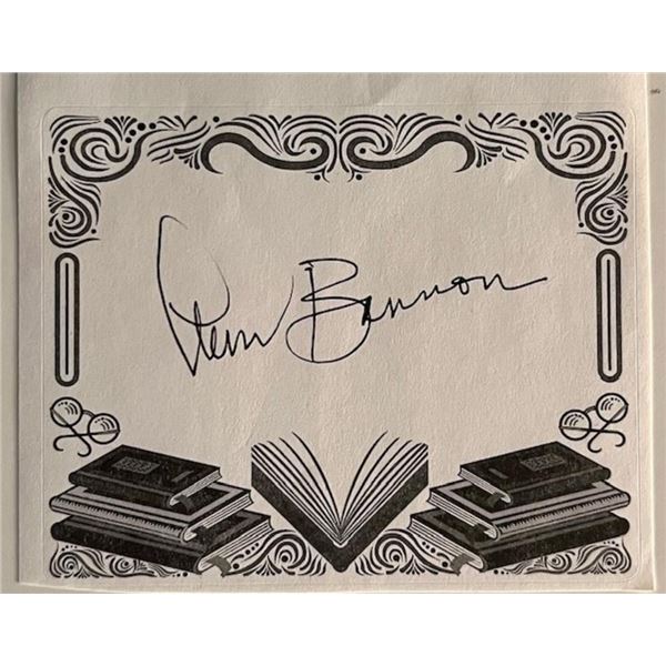 Author, Ann Bannon Original Signature
