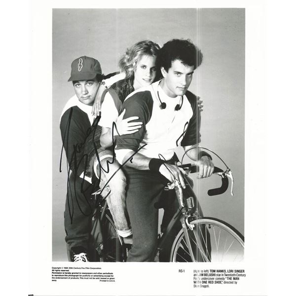 The Man with One Red Shoe Jim Belushi Signed Photo