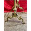 Image 2 : Neoclassical Brass Cheval Mirror Stand