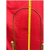 Image 3 : Neoclassical Brass Cheval Mirror Stand
