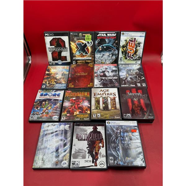 Lot of Assorted PC Games w/ Age of Empires, Star Wars, Call of Duty 2, & More