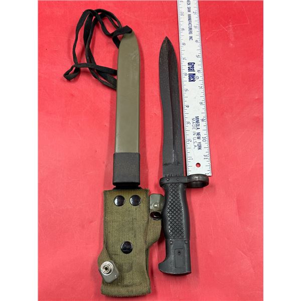 VTG Spanish Bayonet & Scabbard