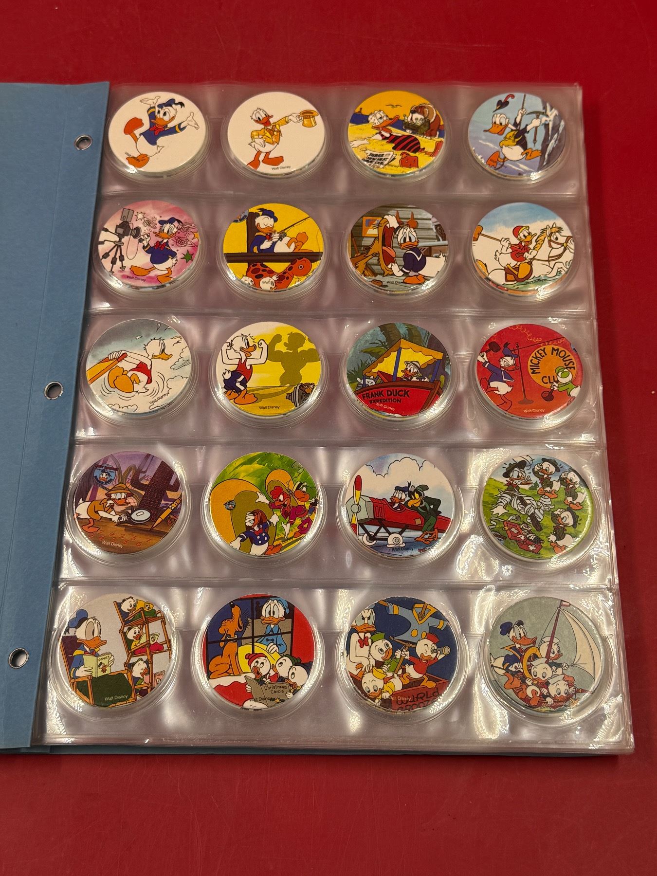 Collection of Assorted Disney Pogs